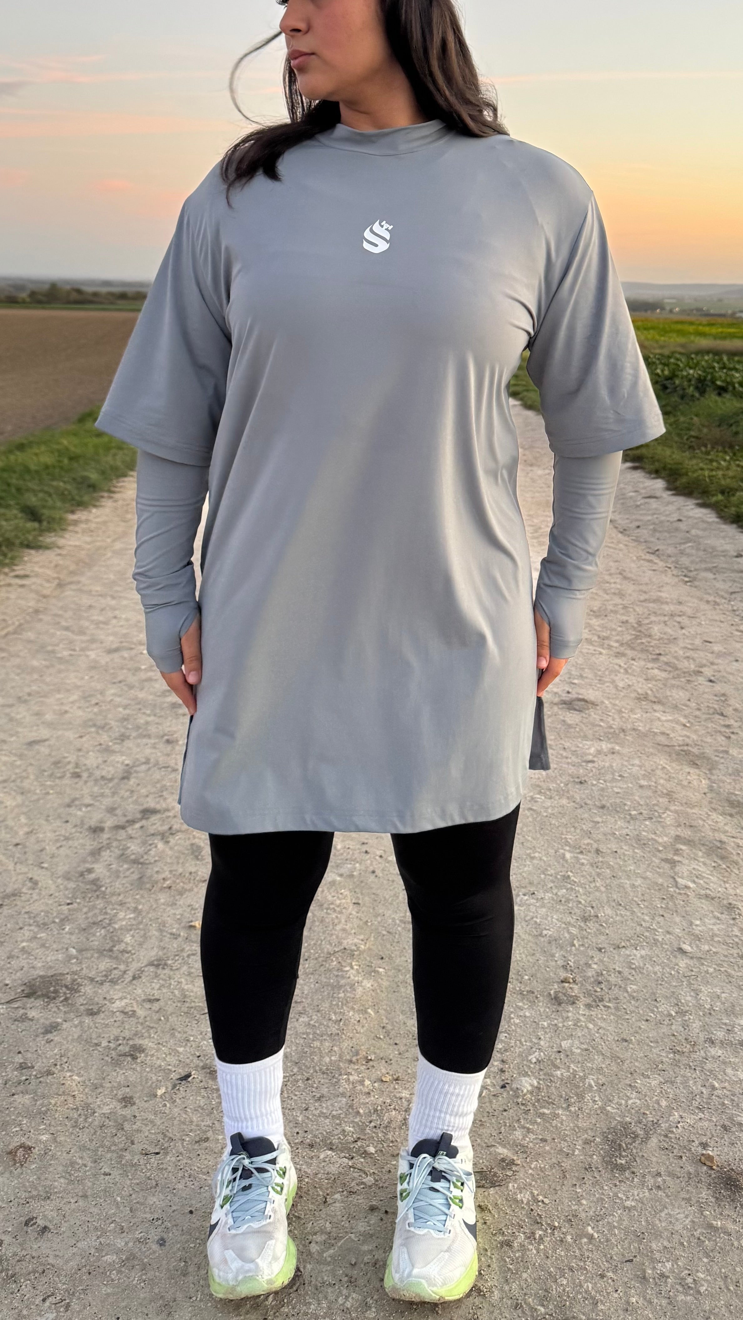 T-shirt PERFORMANCE 2.0 GRIS - PRE COMMANDE